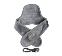 Djowyh Coussin chauffant pour la nuque | Appareil de massage vibrant alimenté par USB avec 3 niveaux de température, coussin chauffant électrique, pour soulager les douleurs, relaxation musculaire