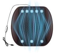 Djowyh Coussin de siège de voiture - Tapis d'été long avec connexion 12 V 24 V - Coussin de siège auto avec souffleur d'air - Pour camping, excursions en ville, trajets en famille, SUV, camping-car