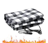 Djowyh Couverture chauffante électrique pour voiture, Tagliabile Ed Ultra Assorbente Cerotto Per La Cura Delle Ferite - Couverture chauffante 12 V pour voiture, camping, trajets, voyages en famille