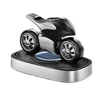 Djowyh Désodorisant solaire pour voiture, décoration d'aromathérapie pour moto, neutralisateur d'odeurs rotatif longue durée avec alimentation solaire pour l'intérieur, la voiture et la salle de bain
