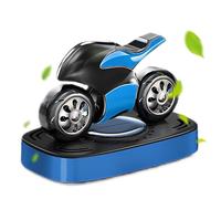 Djowyh Désodorisant solaire pour voiture, décoration de moto, distributeur de déodorant rotatif avec solaire, pour voiture, salle de bain et salon