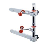 Djowyh Gabarit pour Coulisse de Tiroir, Guide De Perçage, avec Serre-Joint Magnétique Et Rail Inox Réglable pour Meuble Cuisine Rangement Perceuse Atelier Aménagement