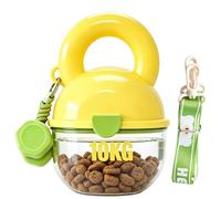 Djowyh Gourde Portable pour Chien,Distributeur Portable Étanche avec Sangle,Distributeur d'eau pour Animaux - pour Promenade Randonnée Voiture Plage Extérieur Parc Jardin Cour Alimentation