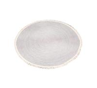 Djowyh Griffoir Horizontal à Chat | Carpette Ronde en Corde de Coton | Tapis de Sol Lavable avec Frange | pour le Salon, la Chambre, la Maison, la Salle de Jeu, l'Entrée, l'Appartement, le Dortoir, et