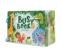 Djowyh Jouet d'occupation pour tout-petits | Jeu éducatif sans découpe - Livre interactif pour enfants d'âge préscolaire, berceau, salon, chambre à coucher, voyage, maison