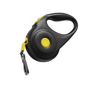 Djowyh Laisse pour Chien Rétractable,Laisse Rétractable avec Verrou Semi-Automatique | Outil d'Éducation Animale 180 Degrés avec Arrêt Instantané pour Promenade, Randonnée, Course et Extérieur