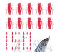 Djowyh Lot de 150 leurres de pêche Basse & Leurres artificiels | Hameçons réalistes pour perche Jig Hameçons Kit d'accessoires de pêche pour eau salée, lacs, étangs, rivières, kayak, rolling et pêche