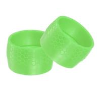 Djowyh Lot de 2 anneaux de fixation pour sangle de guidon de vélo, anneau de fixation élastique en silicone pour guidon de vélo, manchon antidérapant pour VTT