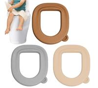 Djowyh Lot de 3 coussins de siège de toilette souples et confortables - Pour salle de bain, maison, toilettes, appartement, chambre d'hôtel, institutions publiques et soins aux personnes âgées