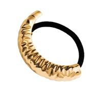 Djowyh Manchette de queue de cheval en métal, manchette de cheveux en métal - Support de poney de manchette de queue de cheval en métal - Accessoire de corde à cheveux, enveloppe de manchette