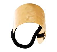 Djowyh Manchette en métal en forme de queue de cheval, chouchous élastiques géométriques en métal, support de frange | Accessoire élégant et pour petite amie, épouse