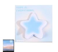 Djowyh Notes adhésives mignonnes,Notes Adhésives Colorées Esthétiques - 30 Feuilles en Papier Autocollant pour Scolaire Bureau Écriture Marqueur Maison Salle de Classe Étudiants Enseignants