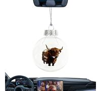 Djowyh Ornements Boules pour Sapin De Noël,Décoration De Noël en Boule Animale 3D | Ornement Pendant Décoratif De Saison,pour Mur Bureau Couronne Cheminée Jardin Escalier Porte d'Entrée Rebord de