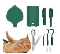 Djowyh Outil D'extraction De Tiques,Kit Anti Puces Et Tiques pour Animaux Domestiques - Kit Anti-Puces Et Doux Précis pour Maison Multi-Animaux en Intérieur Voyage
