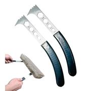 Djowyh Outil pour soulever les pavés | 2 pièces robustes et ergonomiques - Outil pour enlever les pavés | Pour lever, déplacer, installer, réparer et poser des blocs