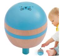 Djowyh Petite Toupie en Bois,Jouets Développement Précoce | Toupie Éducative Apprentissage | pour Fille Garçon Maison École Maternelle Anniversaire Fête