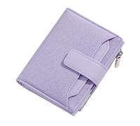 Djowyh Portefeuille en cuir pour femme, porte-monnaie en cuir pour femme | Porte-cartes pour femme | Porte-cartes de crédit pour femmes voyageant en plein air, lilas, Voir description, Voir