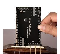 Djowyh Règle de Réglage des Cordes de Guitare,Outil de Mesure en Acier Inoxydable pour Configuration - Règle d'Action de Précision pour Mesure Rapide sur Banjo, Mandoline et Autres Instruments à