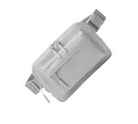 Djowyh Sac banane | Poche pour téléphone portable | Sac banane étanche pour vacances, extérieur, voyage, randonnée, gym, parc, entraînement et trajets, gris clair, Voir description, Voir description