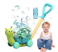 Djowyh Tondeuse à Bulles, Machine à Bulles électrique en Forme d'escargot, Jouet à Pousser de Jardinage Amusant avec souffleur à, Jeux de fête, Cadeaux d'anniversaire pour, Jouets de Plein
