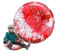 Djowyh Tuyau à neige gonflable | Tuyau d'air robuste pour luge avec poignées | Jouet de loisirs pour la luge, le patinage sur glace, les sports d'aventure - Pour les activités telles que l'aventure