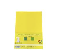 DJP Lot de 30 feuilles de papier cartonné A4 160 g/m² de couleurs assorties (10 de chaque couleur)