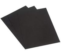 DJP Lot de 50 feuilles de papier cartonné A4 épais et lisse 270 g/m² Noir