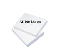 DJP Lot de 500 feuilles de papier blanc A5 pour bureau 100 g/m²