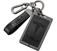 DJPCKDS Auto Porteclés pour Tesla Model X （7seats） 2015-2023, Porte Clef Voiture pour Voiture Accessoire Porteclés de Voiture pour Homme Femme