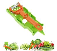 DJSDN Kit éplucheur de Julienne et de légumes - Éplucheur Multiple for Pommes de Terre, concombres, Pommes et Citron, Lame en Acier Inoxydable, Comprend Un spiraliseur et Un Presse-Citron(1pcs)