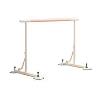 DJSKLDF Barre de Danse Barre Horizontale de Ventouse Pression Jambe Pratique Tige Danse Levage Mobile ménage pour Danse(Fixed Height Single Tier 1.5 metres)
