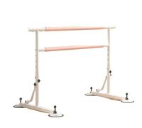 DJSKLDF Barre de Danse Barre Horizontale de Ventouse Pression Jambe Pratique Tige Danse Levage Mobile ménage pour Danse(Adjustable Double Tier 1 Metre)