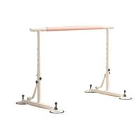 DJSKLDF Barre de Danse Barre Horizontale de Ventouse Pression Jambe Pratique Tige Danse Levage Mobile ménage pour Danse(Adjustable Single Tier 1 Metre)