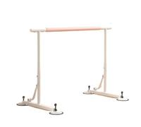 DJSKLDF Barre de Danse Barre Horizontale de Ventouse Pression Jambe Pratique Tige Danse Levage Mobile ménage pour Danse(Fixed Height Single Tier 1 Metre)