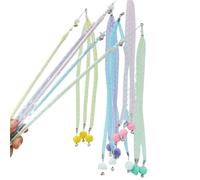 DJSKLDF Canne a Peche Chat Cat Toy Wool Ball String Toys for Cats Teaser Stick Steel Wire Interactive Bite Resistant Funny with Bell