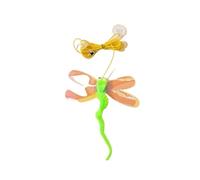 DJSKLDF Canne a Peche Chat Interactive Cat Toy Hanging Simulation Game Funny Self-Hey Toys for Kitten Playing Teaser Wand Games Supplies(Color 01)