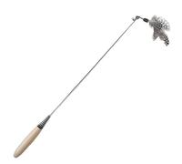 DJSKLDF Canne a Peche Chat Wooden Handle Spring Teasing Cat Stick Pearl Feather Replacement Head Scratch-Resistant Toys to Relieve Boredom Pet Supplies(Color1)