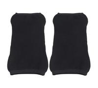 DJSKLDF Genouillères D'hiver 1 Pair Warm Knee Pads Support Kneecap Protector Leg Warmers Not Bloated(Black)