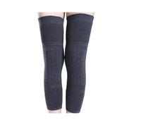 DJSKLDF Genouillères D'hiver 2PCS Winter Warm Wool Leg Warmers Sleeves Thick Fleece Lined Knee Pads Brace Support Guard Protector Long Thermal Wraps(Velvet-Dark Gray,M)