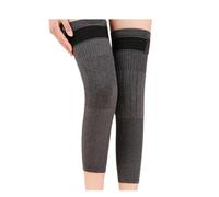 DJSKLDF Genouillères D'hiver Wool Knee Pads Support Brace Winter Warm Thermal Warmers Sleeve Ski Cycling Running 2PCS(General-Gray,L for 50-65KG)
