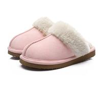 DJSKLDF Mens Slippers Pantoufles D'hiver En Peluche For Hommes, Moelleuses Et Douces For, À La Mode For, Chaussures Plates D'intérieur Chaudes Fourrure(Pin,40-41)