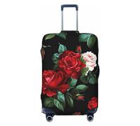 DJUETRUI Belle housse de bagage rose cadeau élastique housse de valise housse anti-rayures housse de protection de valise de voyage lavable anti-poussière housses de bagages pour bagages de 45,7 à