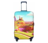 DJUETRUI Candy Land Housse de protection élastique lavable pour bagages de 45,7 à 81,3 cm, Noir , L