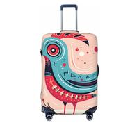 DJUETRUI Housse de bagage avec illustration vectorielle d'oiseau - Housse de valise élastique anti-rayures - Housse de protection lavable et résistante à la poussière - Convient aux bagages de 45,7 à