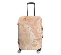 DJUETRUI Housse de bagage de voyage lavable, belle texture marbrée, housse de protection pour valises de 48,3 à 81,3 cm, Belle texture marbrée, XL