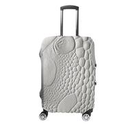 DJUETRUI Housse de bagage de voyage lavable en cuir avec images tendance pour valises de 48,3 à 81,3 cm, Photos de style cuir, L