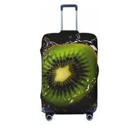 DJUETRUI Housse de bagage élastique anti-rayures, lavable et résistante à la poussière, convient aux bagages de 45,7 à 81,3 cm, Noir , S