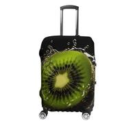 DJUETRUI Housse de bagage élastique anti-rayures, lavable et résistante à la poussière, convient aux bagages de 45,7 à 81,3 cm, Morceau de kiwi, L
