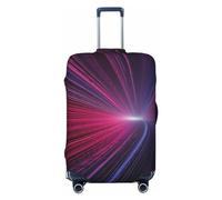 DJUETRUI Housse de bagage élastique anti-rayures lavable et résistante à la poussière pour bagages de 45,7 à 81,3 cm, noir, XL, Noir , x-large