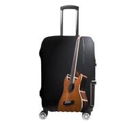 DJUETRUI Housse de bagage élastique pour instrument de musique guitare - Anti-rayures - Lavable et anti-poussière - Convient aux bagages de 45,7 à 81,3 cm, Instrument de musique guitare, M